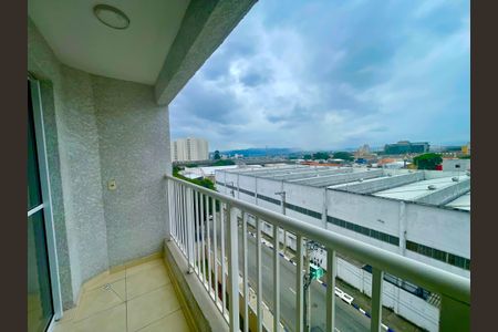 Varanda da Sala de apartamento para alugar com 2 quartos, 47m² em Vila Itapegica, Guarulhos