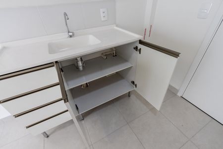 Apartamento para alugar com 34m², 2 quartos e 1 vagaCozinha e área de serviço