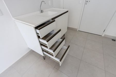 Apartamento para alugar com 34m², 2 quartos e 1 vagaCozinha e área de serviço