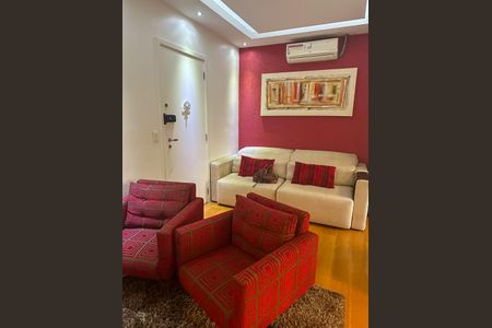 Sala de apartamento para alugar com 1 quarto, 45m² em Santo Amaro, São Paulo