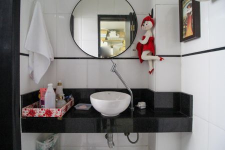 Banheiro de kitnet/studio à venda com 1 quarto, 40m² em Fundação, São Caetano do Sul