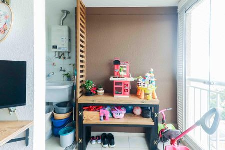 Varanda de apartamento à venda com 2 quartos, 60m² em Jardim Esmeralda, São Paulo