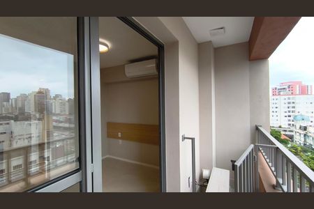 Studio para alugar com 24m², 1 quarto e sem vagaVaranda