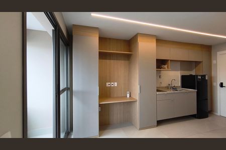 Studio para alugar com 24m², 1 quarto e sem vagaQuarto