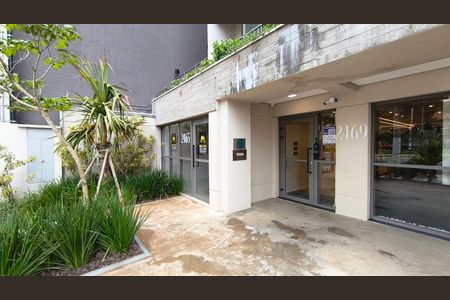 Studio para alugar com 24m², 1 quarto e sem vagaFachada +  Plaquinha