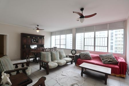 Sala de apartamento para alugar com 3 quartos, 120m² em Centro, Guarujá