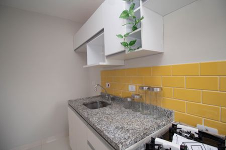 Cozinha de kitnet/studio para alugar com 1 quarto, 25m² em Jardim Sao Ricardo, São Paulo