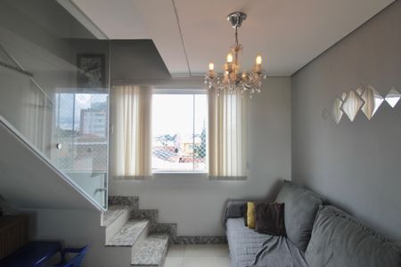 Sala de apartamento à venda com 2 quartos, 90m² em São João Batista, Belo Horizonte