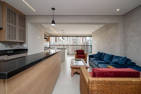 Sala de apartamento para alugar com 2 quartos, 84m² em Jardim Prudência, São Paulo