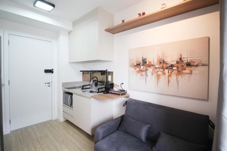 Sala de apartamento para alugar com 1 quarto, 27m² em Vila Nova Conceição, São Paulo