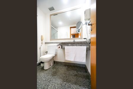 Banheiro da suíte de kitnet/studio à venda com 1 quarto, 28m² em Tatuapé, São Paulo