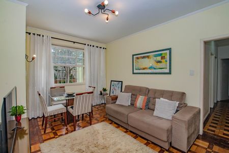Sala de apartamento à venda com 3 quartos, 87m² em Petrópolis, Porto Alegre