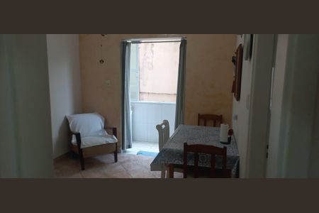 Sala de apartamento para alugar com 1 quarto, 55m² em Aparecida, Santos