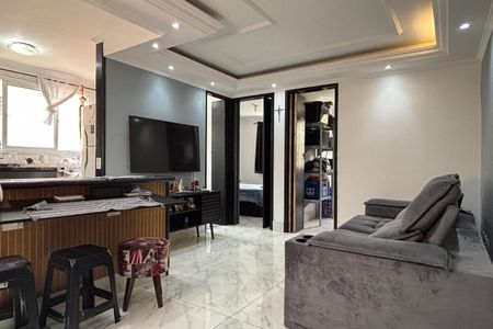 Sala de apartamento para alugar com 2 quartos, 46m² em Demarchi, São Bernardo do Campo