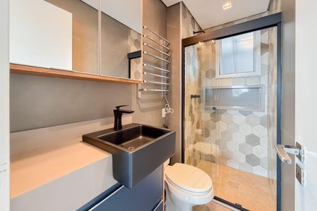 Apartamento à venda com 75m², 2 quartos e 2 vagasBanheiro Social