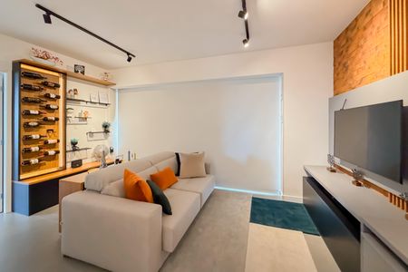 Apartamento à venda com 75m², 2 quartos e 2 vagasSala - Persianas