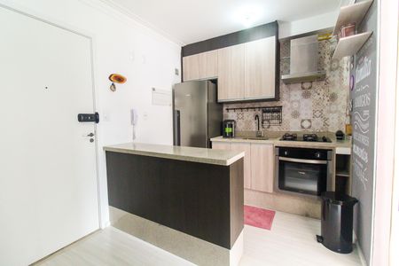 Sala/Cozinha de apartamento para alugar com 1 quarto, 28m² em Vila Campanela, São Paulo