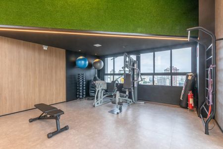 Apartamento à venda com 56m², 1 quarto e 1 vaga Apartamento à venda com 56m², 1 quarto e 1 vagaÁrea comum - Academia