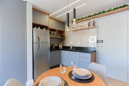 Cozinha de kitnet/studio à venda com 1 quarto, 28m² em Tucuruvi, São Paulo