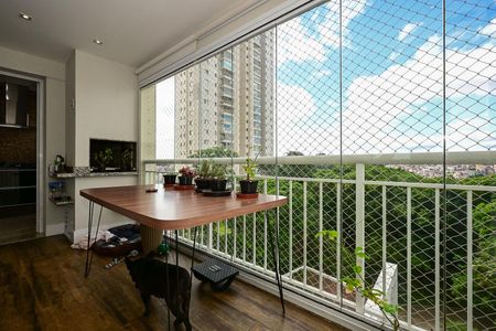 Varanda de apartamento à venda com 3 quartos, 120m² em Vila Sonia do Taboao, Taboão da Serra