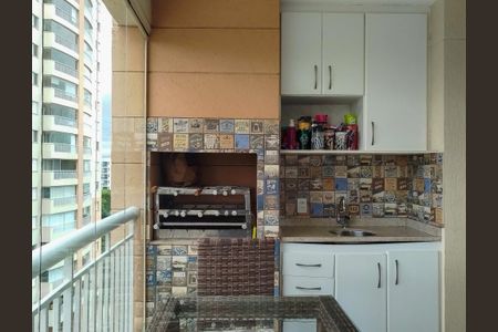 Apartamento à venda com 122m², 3 quartos e 2 vagas Apartamento à venda com 122m², 3 quartos e 2 vagasVaranda gourmet com churrasqueira