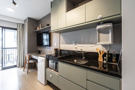 Studio para alugar com 24m², 1 quarto e sem vagaCozinha