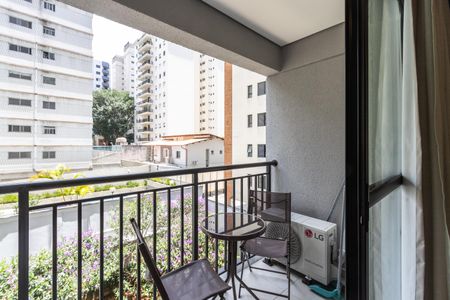 Studio para alugar com 24m², 1 quarto e sem vagaVaranda