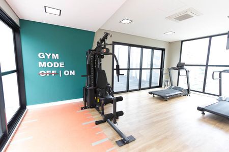 Studio para alugar com 24m², 1 quarto e sem vagaAcademia