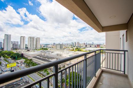 Varanda da sala de apartamento para alugar com 2 quartos, 55m² em Jardim, Santo André