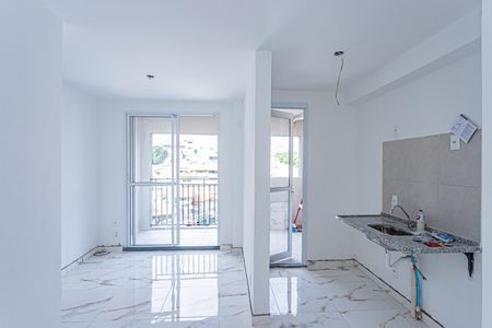 Sala e cozinha de apartamento para alugar com 3 quartos, 56m² em Limão, São Paulo