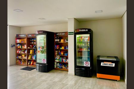 Studio à venda com 34m², 1 quarto e 1 vagaMini mercado