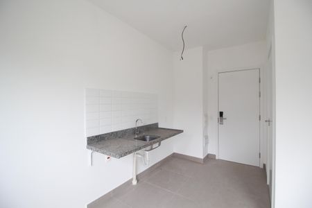 Cozinha de apartamento para alugar com 1 quarto, 24m² em Vila Olímpia, São Paulo