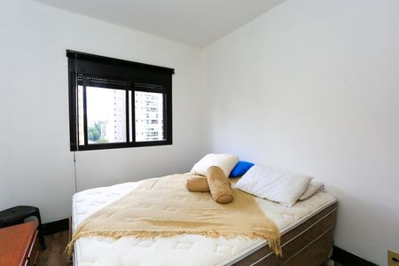 quarto 1 de apartamento para alugar com 1 quarto, 43m² em Morumbi, São Paulo