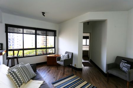Sala de apartamento para alugar com 1 quarto, 43m² em Morumbi, São Paulo