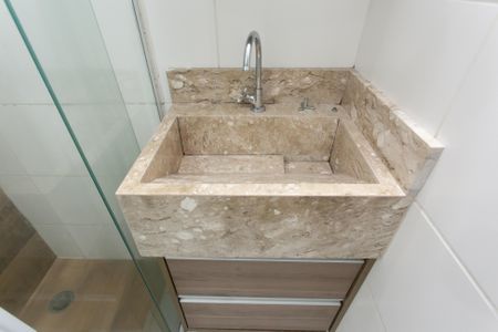 Apartamento para alugar com 37m², 2 quartos e sem vaga Apartamento para alugar com 37m², 2 quartos e sem vagaBanheiro - Detalhe