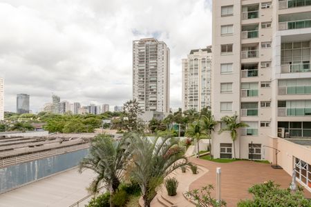 Vista da Varanda de apartamento à venda com 1 quarto, 40m² em Vila Cordeiro, São Paulo