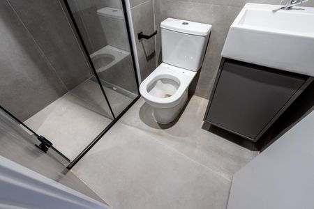 Studio para alugar com 20m², 1 quarto e sem vaga Studio para alugar com 20m², 1 quarto e sem vagaBanheiro