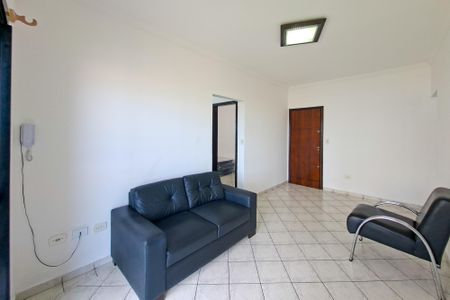 Sala de apartamento para alugar com 1 quarto, 58m² em Aviação, Praia Grande