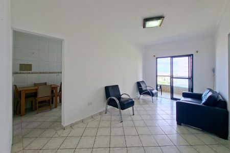 Sala de apartamento para alugar com 1 quarto, 58m² em Aviação, Praia Grande