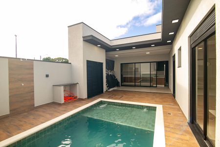 pisicina de casa de condomínio para alugar com 3 quartos, 165m² em Itaici, Indaiatuba