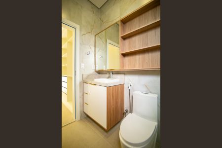 Banheiro da Suíte 1 de casa de condomínio para alugar com 3 quartos, 165m² em Itaici, Indaiatuba