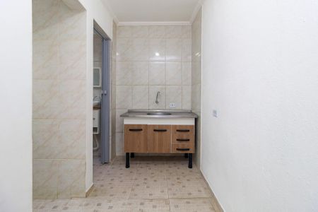 Cozinha de kitnet/studio para alugar com 1 quarto, 28m² em Jardim Casablanca, São Paulo