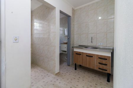 Cozinha de kitnet/studio para alugar com 1 quarto, 28m² em Jardim Casablanca, São Paulo