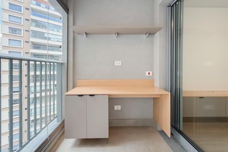 Varanda da Sala de apartamento para alugar com 1 quarto, 41m² em Vila Mariana, São Paulo