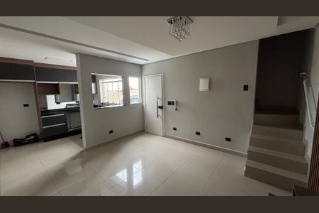 Sala  de apartamento à venda com 2 quartos, 102m² em Parque das Nações, Santo André
