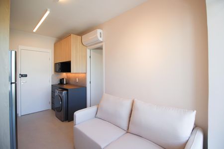 Sala de apartamento para alugar com 1 quarto, 30m² em Vila Olímpia, São Paulo