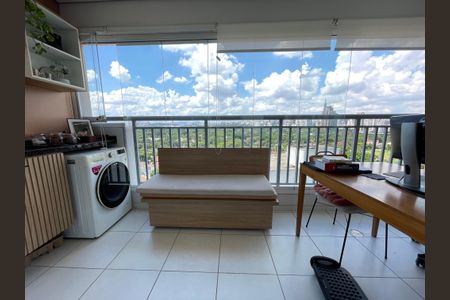 Varanda da Sala de apartamento à venda com 1 quarto, 45m² em Butantã, São Paulo