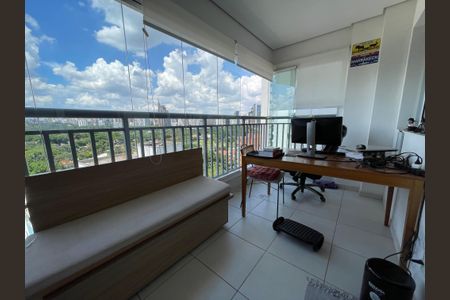 Varanda da Sala de apartamento à venda com 1 quarto, 45m² em Butantã, São Paulo