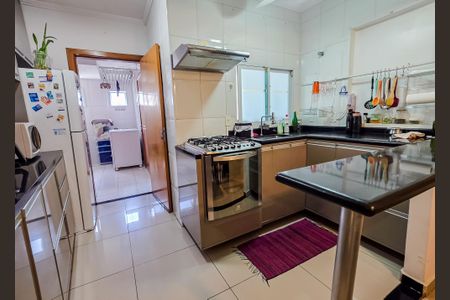 Cozinha de casa à venda com 3 quartos, 142m² em Vila Guiomar, Santo André