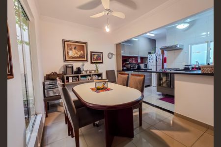 Sala de Jantar de casa à venda com 3 quartos, 142m² em Vila Guiomar, Santo André